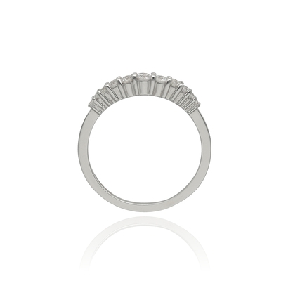 Fehér arany gyűrű 50-es méret (B51628)